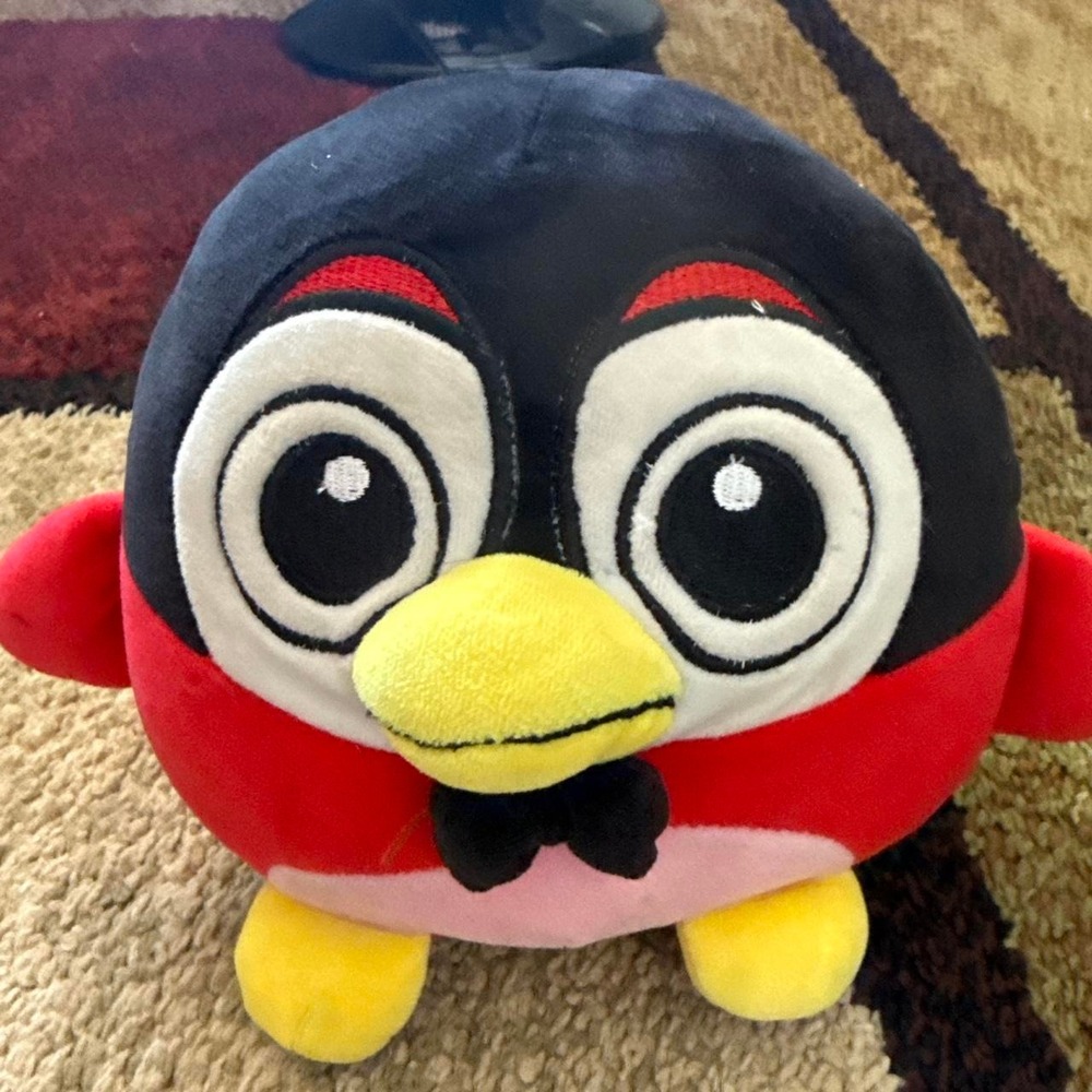 Red pequin plush